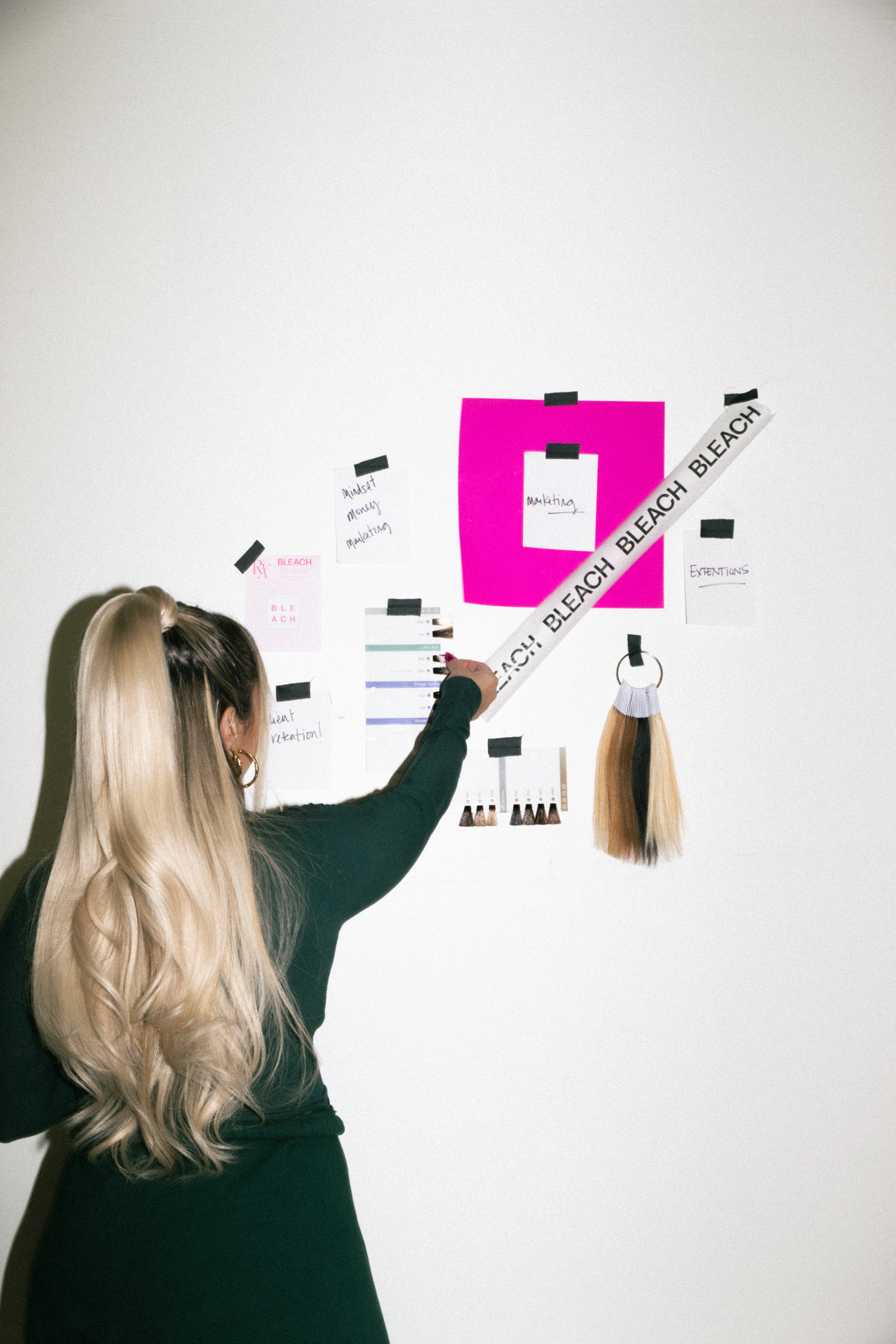 Krista Storm at the BLEACH brand mood board